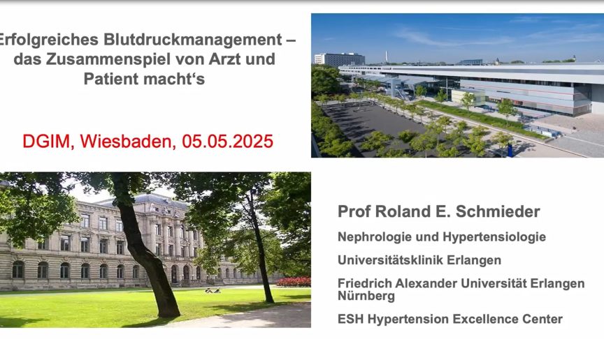 VIDEO | DGIM 2025 – Druck auf Herz und Seele: Erfolgreiches Blutdruckmanagement (8:55 min)