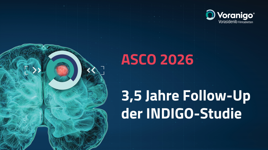 ARTIKEL | ASCO 2026 UPDATE: Wirksamkeit und Verträglichkeit von VORANIGO® mit längerem Follow-Up der INDIGO-Studie bestätigt